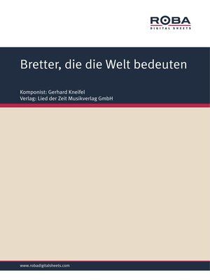 cover image of Bretter, die die Welt bedeuten